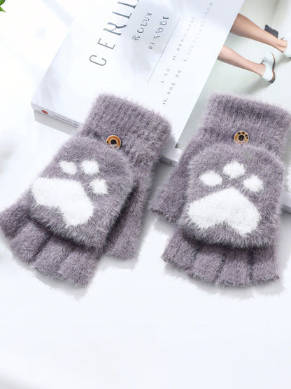 Luvas de pata de gato feminino