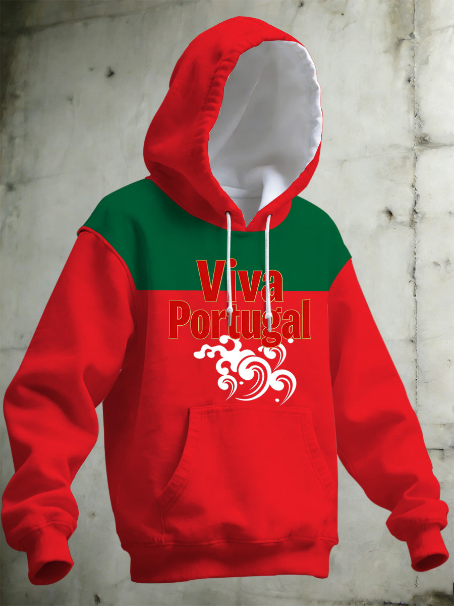 Camisola Comemorativa de Impressão Náutica Portuguesa Masculina