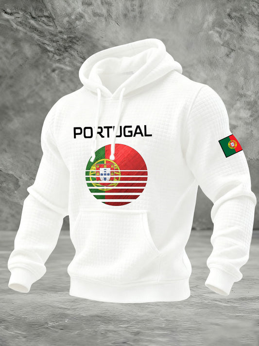 Moletom Comemorativo com Bandeira Portuguesa Masculina