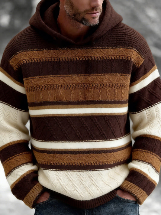 Hoodie de arte geométrica masculino