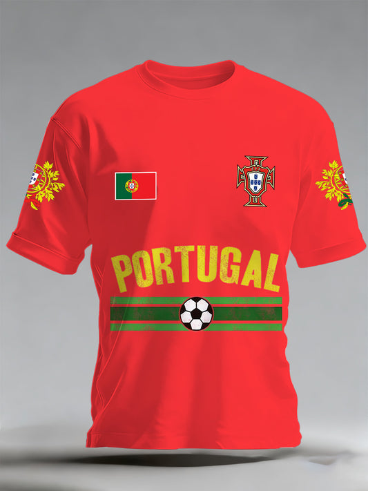 Camiseta Comemorativa Portugal 2026 World Cup Masculino