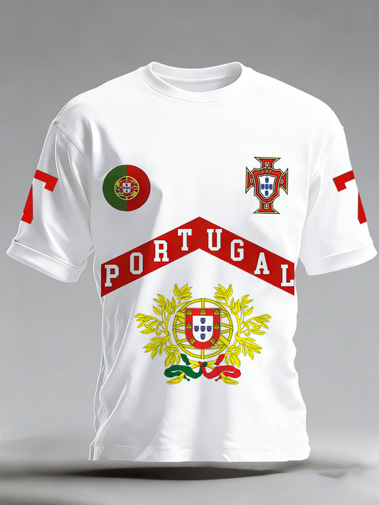 Camiseta Comemorativa Portugal 2026 World Cup Masculino