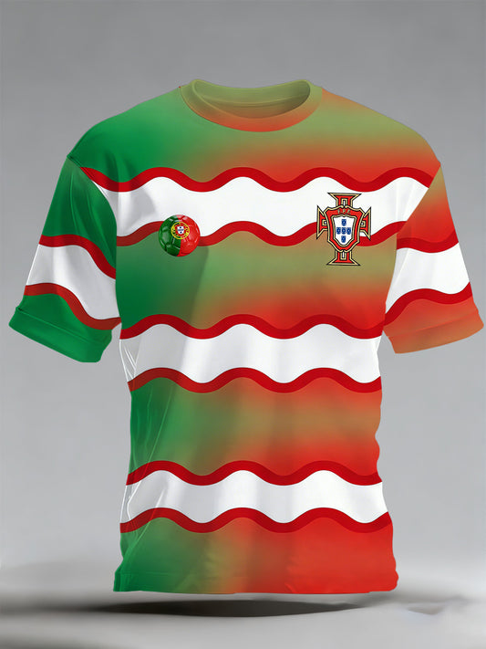 Suporte de Futebol Portugal 2026 Copa do Mundo Masculino Print