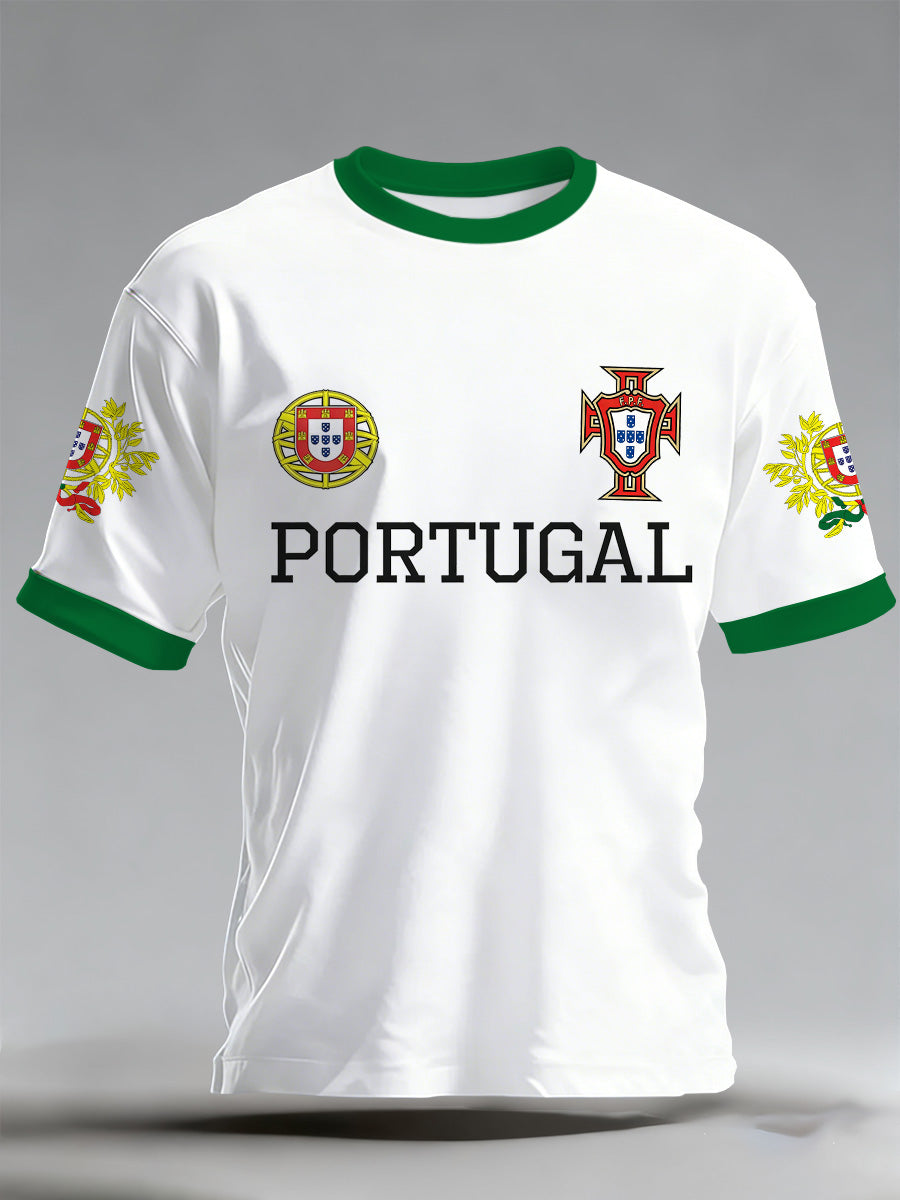 Camiseta Estampada Masculina World Cup Portugal Support 2026