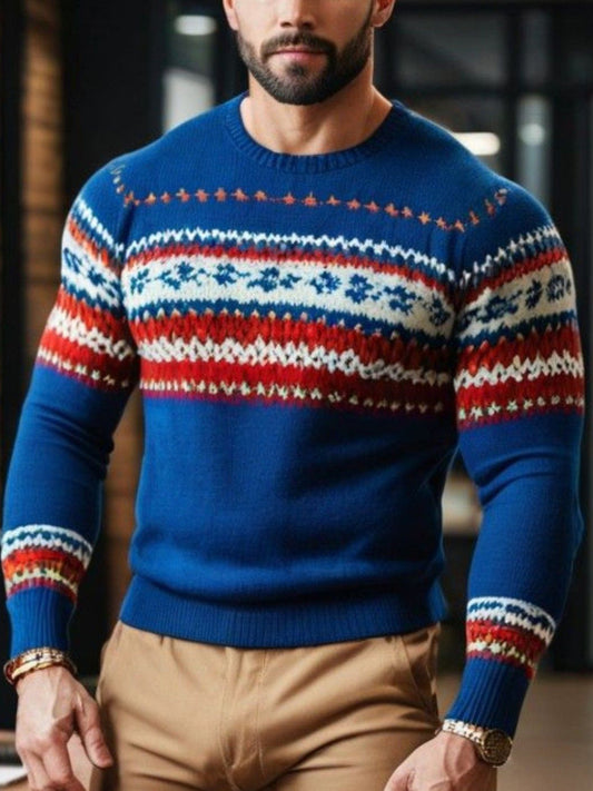 Camisola impressa casual dos homens