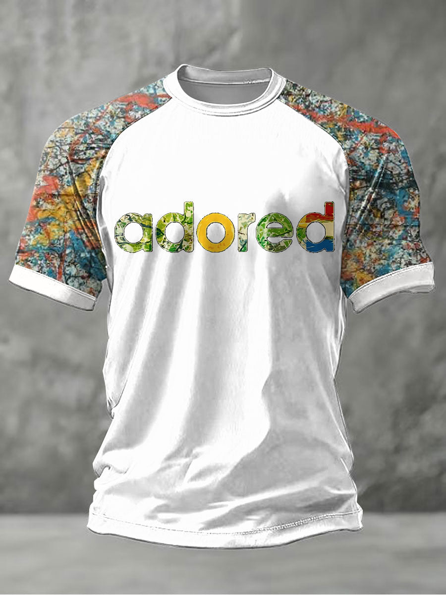 Rosas de limão masculino Music Lover impresso t-shirt de manga curta