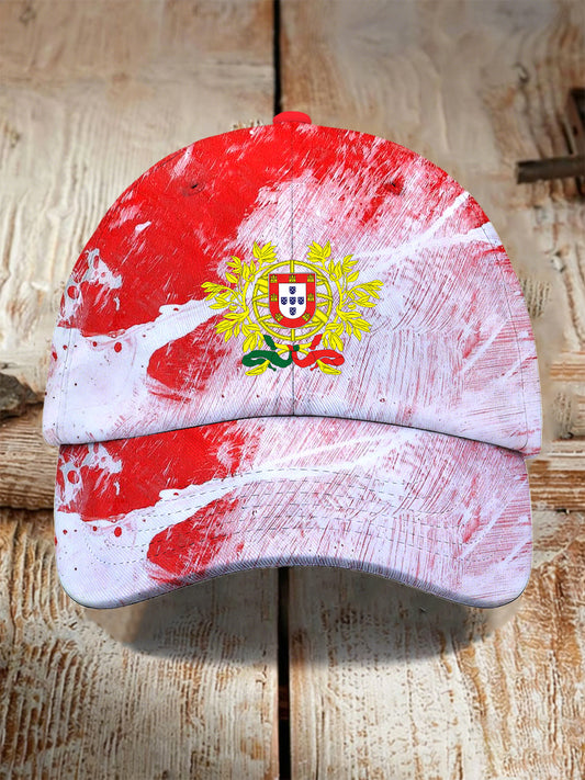 Unisex Portugal Copa do Mundo 2026 torcendo impresso Baseball Cap