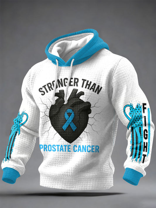 Retro Prostate Cancer Awareness Imprimir Camisola Casual