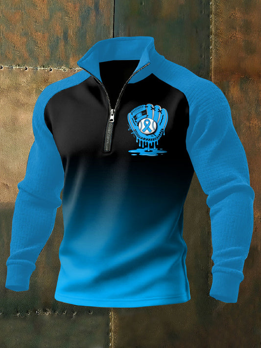 Retro Prostate Cancer Awareness Imprimir Camisola Casual