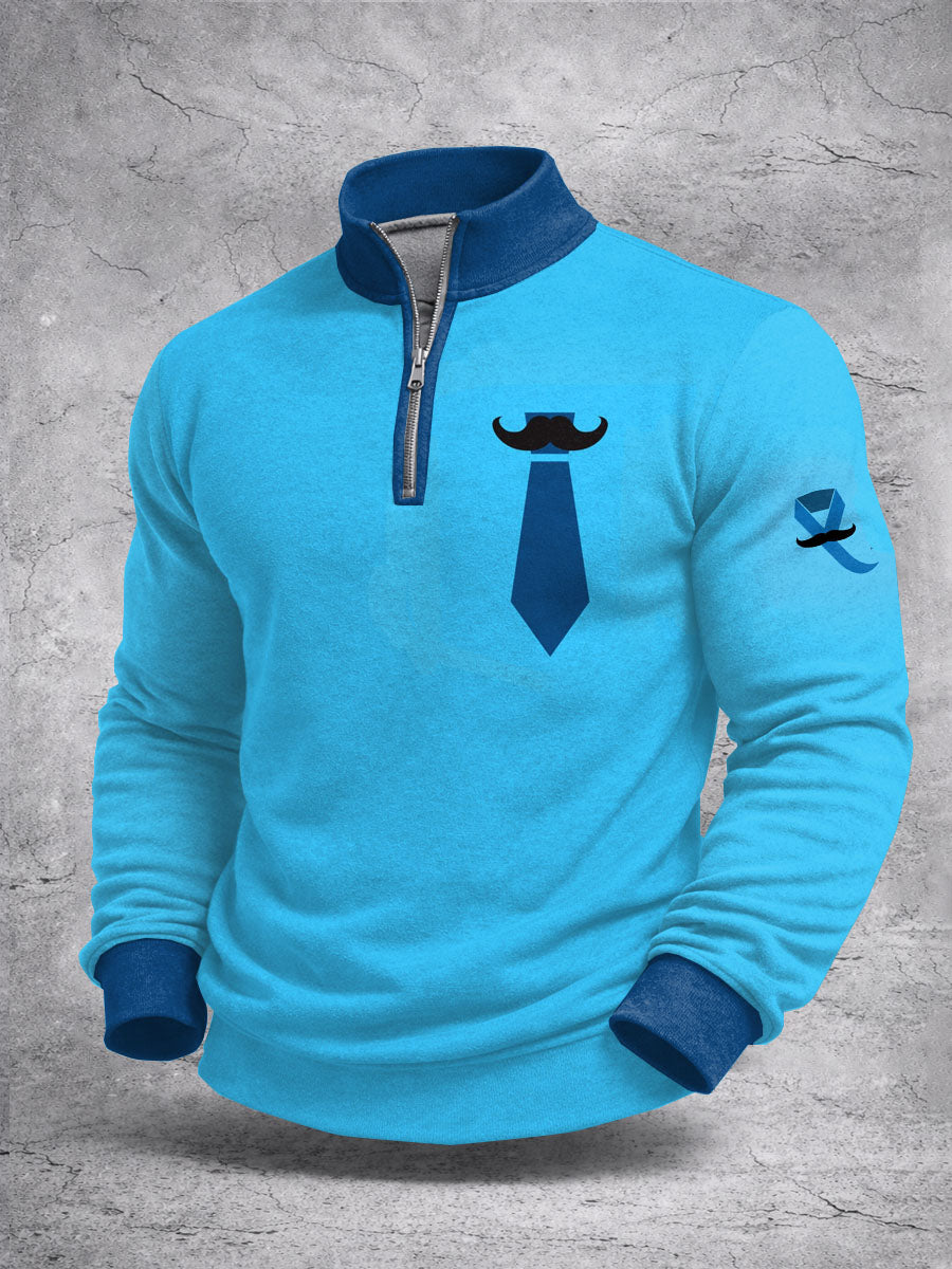 Retro Prostate Cancer Awareness Imprimir Camisola Casual