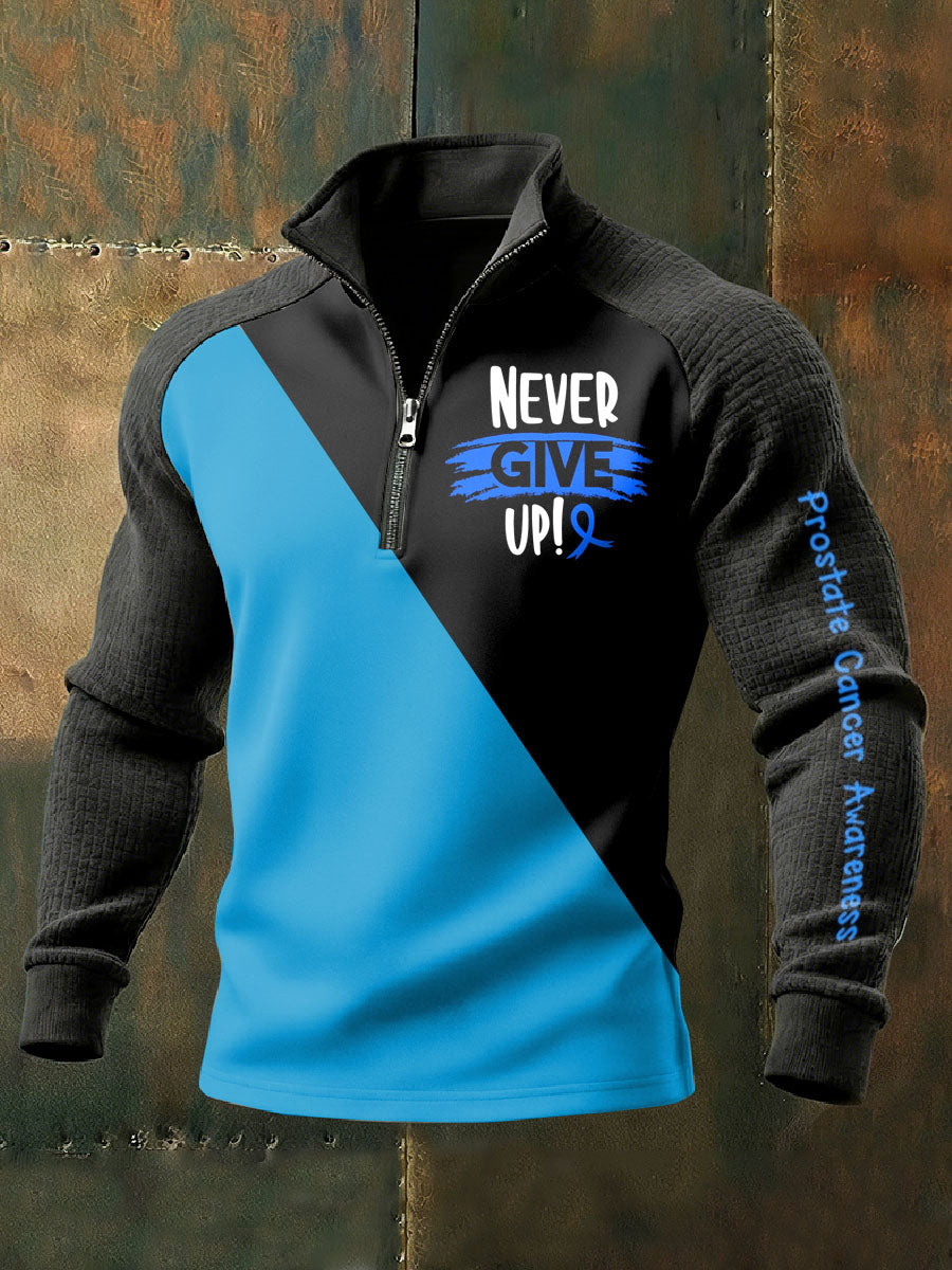 Retro Prostate Cancer Awareness Imprimir Camisola Casual