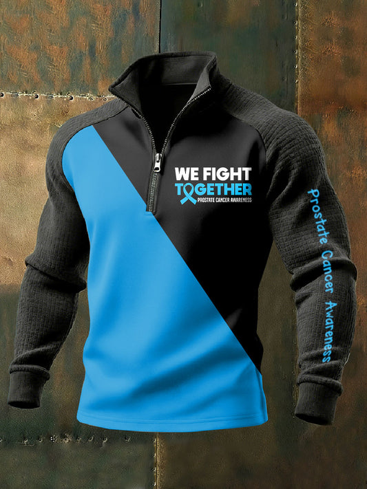 Retro Prostate Cancer Awareness Imprimir Camisola Casual