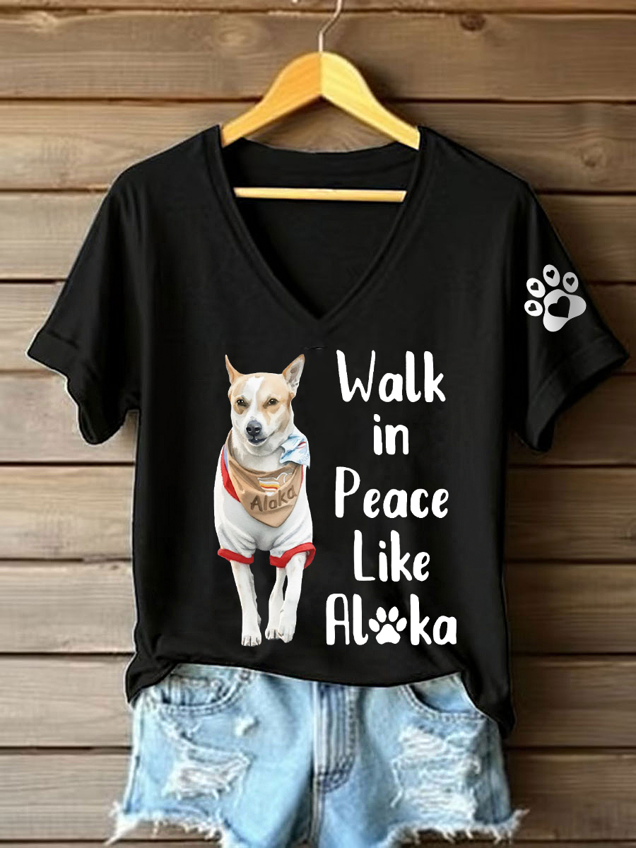 Camiseta de manga curta Women's Walk For Peace Like Aloka