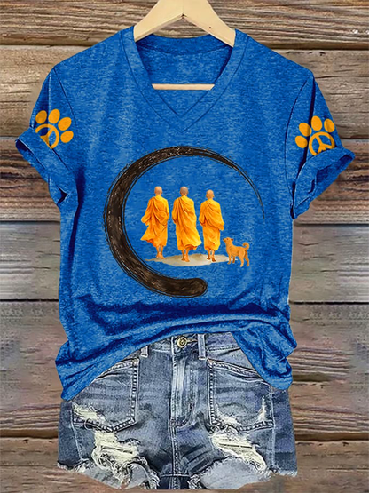 Camiseta de manga curta Caminhada pela Paz Feminina