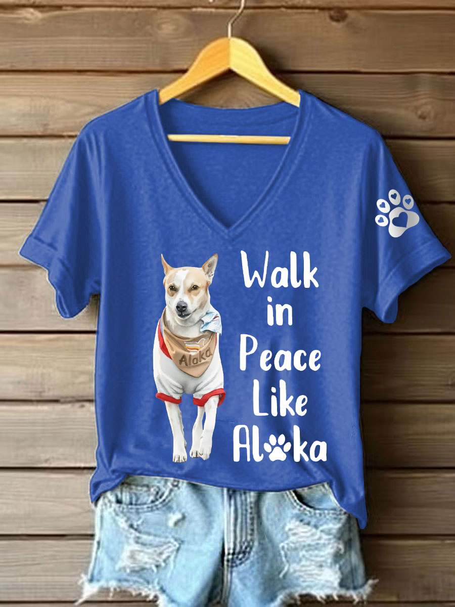 Camiseta de manga curta Women's Walk For Peace Like Aloka