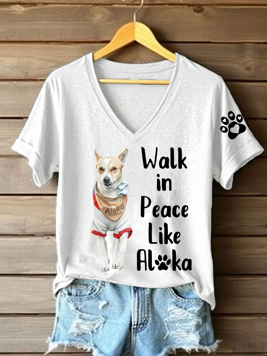 Camiseta de manga curta Women's Walk For Peace Like Aloka