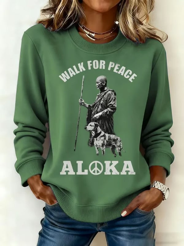 Caminhada das mulheres para a paz Moletom Art Print