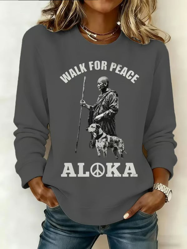 Caminhada das mulheres para a paz Moletom Art Print