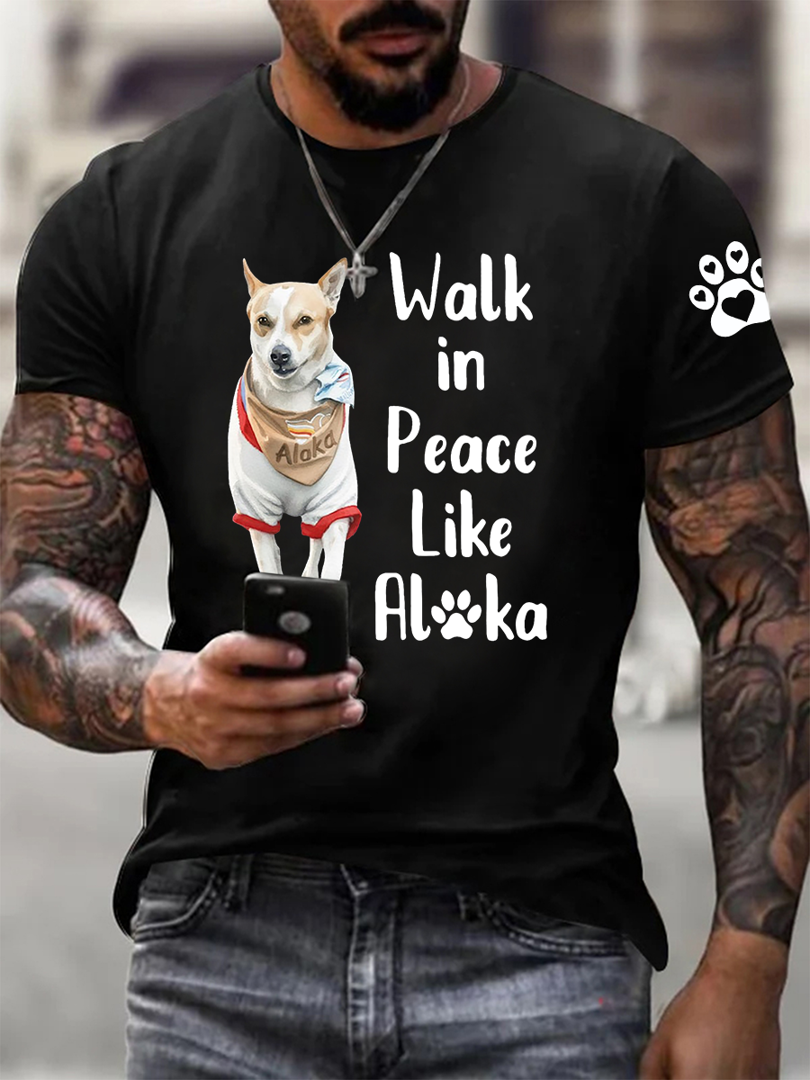 Camiseta de manga curta Men's Walk for Peace Like Aloka