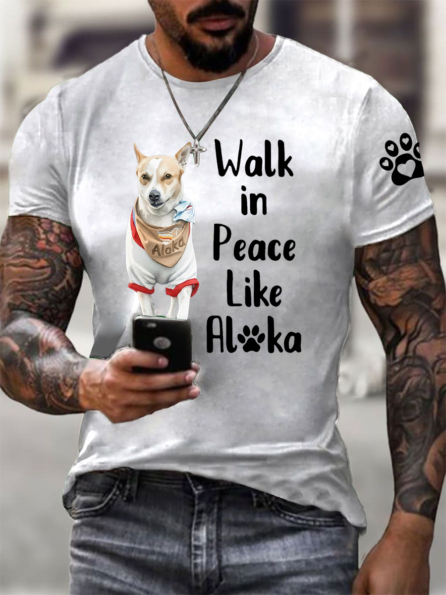 Camiseta de manga curta Men's Walk for Peace Like Aloka