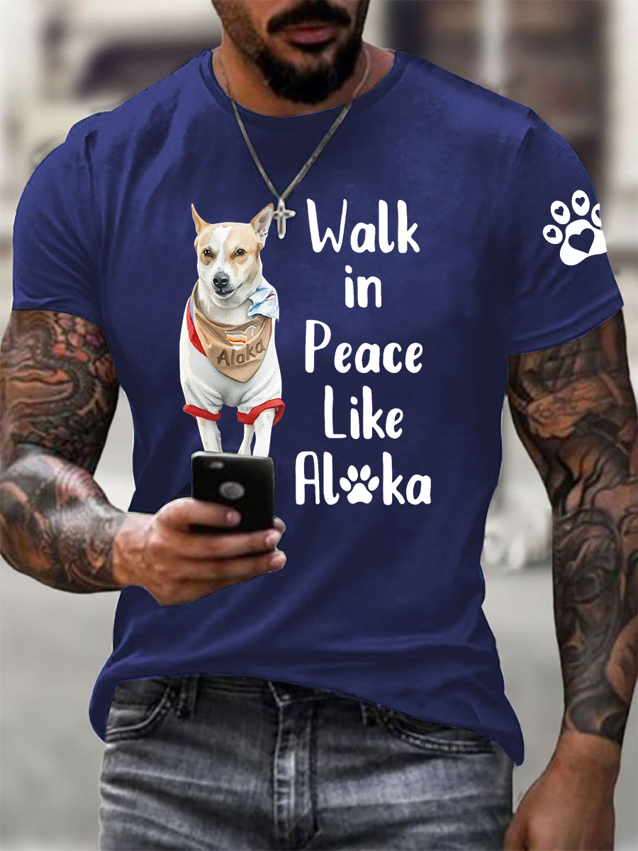Camiseta de manga curta Men's Walk for Peace Like Aloka