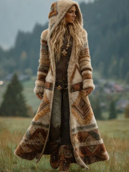 Cardigan Cozy asteca ocidental das mulheres