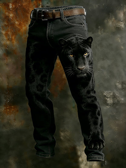 Calças de trabalho casual estilo retro negócio masculino