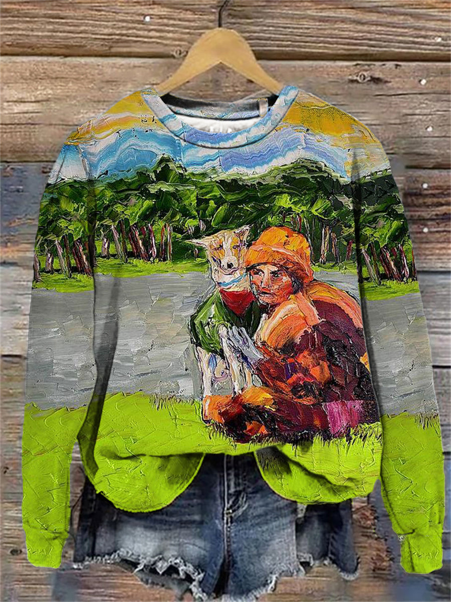 Camisola de impressão Walk For Peace das mulheres