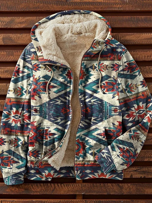 Hoodie asteca étnico ocidental dos homens