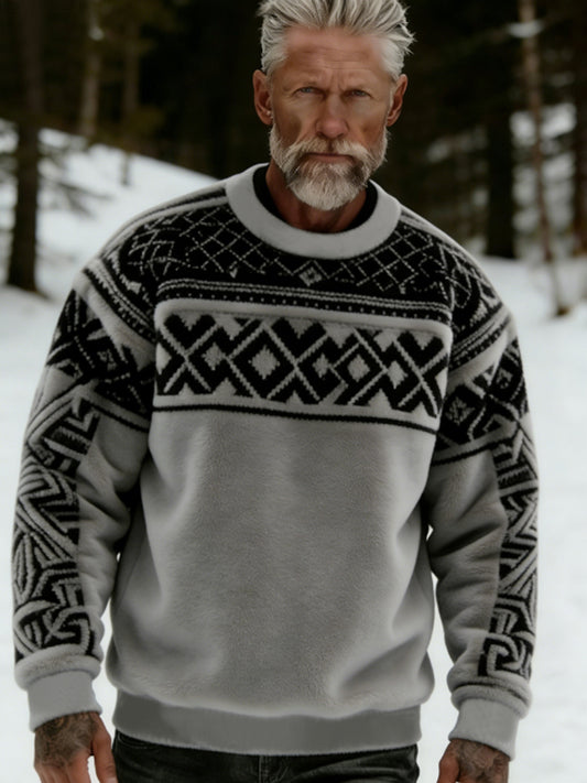 Arte celta viking masculina com capuz