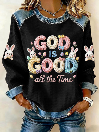 Coelho feminino imprimir camiseta casual