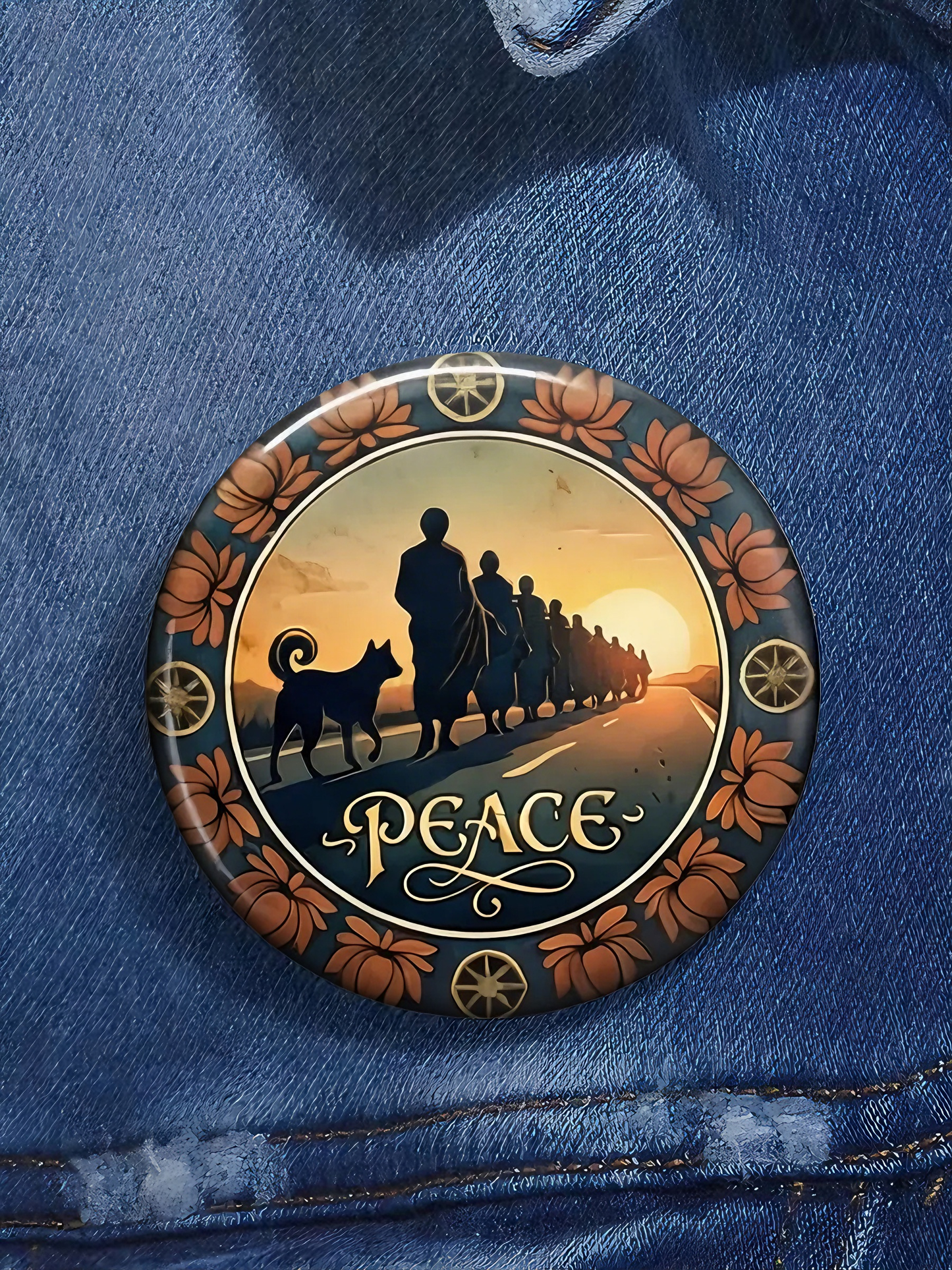 Caminhada pela Paz Imprimir Pins