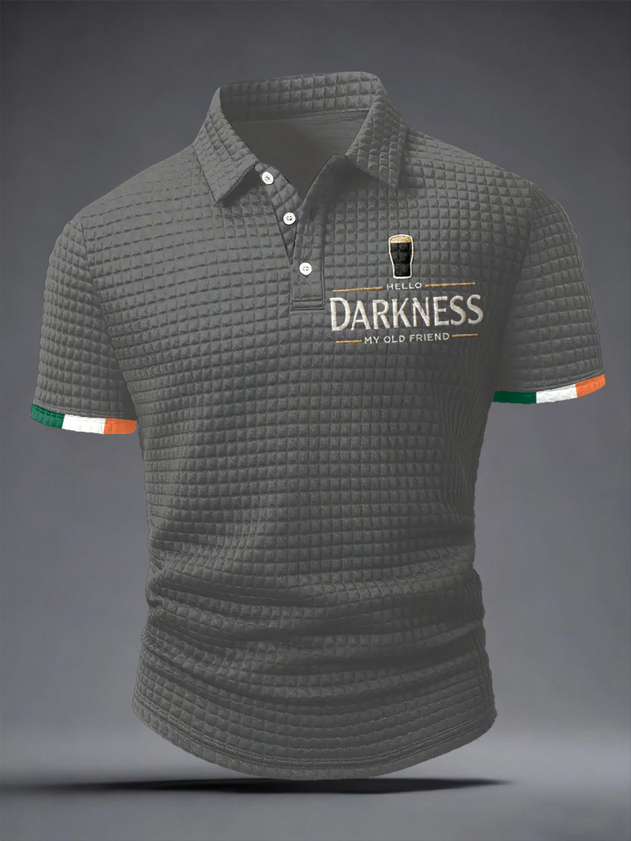 Men's Hello Darkness My Old Friend camisa de manga curta