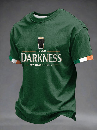 T-shirt Hello Darkness My Old Friend Homem