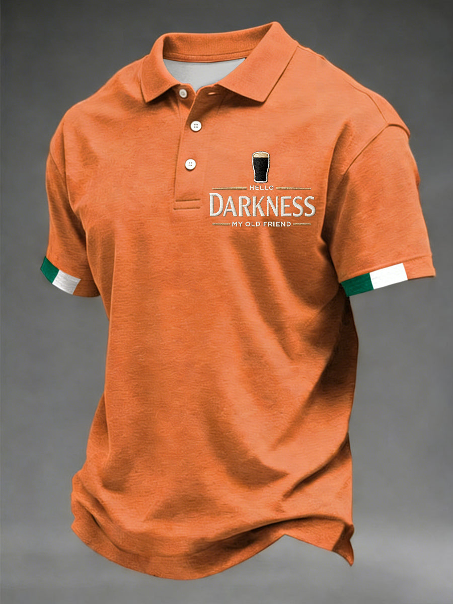 Camisa Hello Darkness My Old Friend dos homens