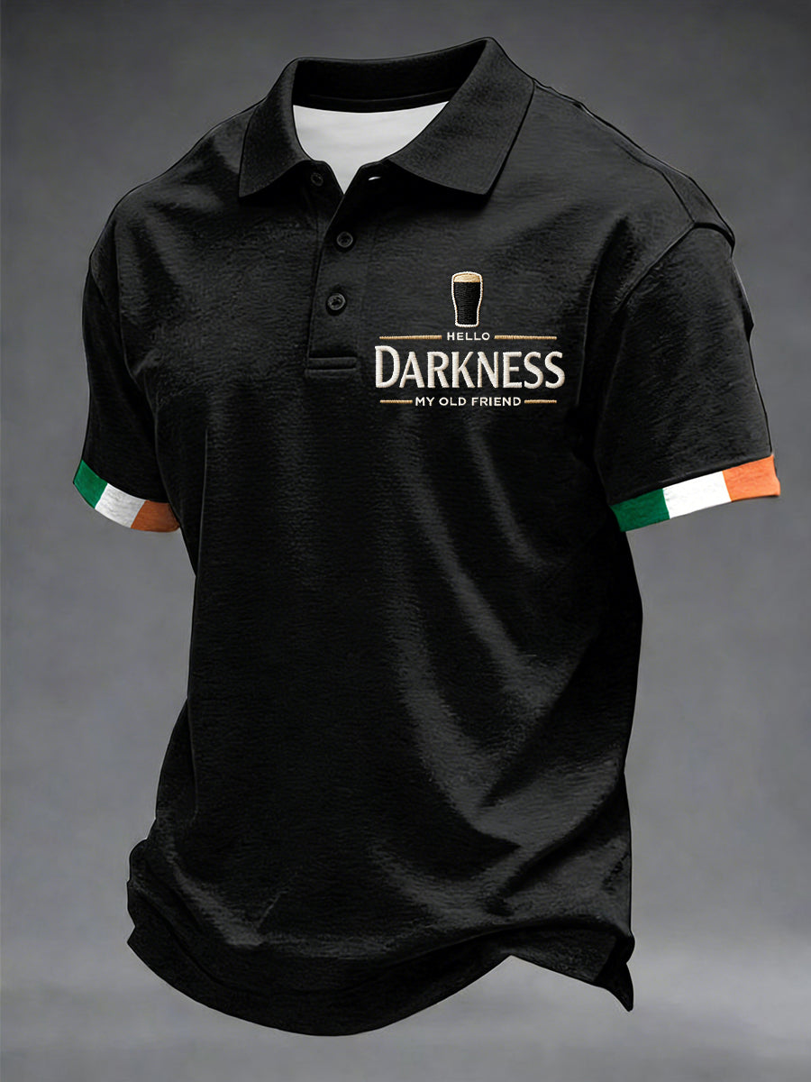 Camisa Hello Darkness My Old Friend dos homens