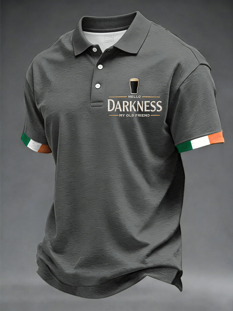 Camisa Hello Darkness My Old Friend dos homens