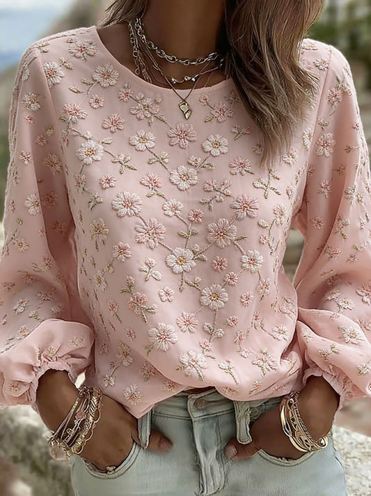 Arte floral das mulheres imprime camiseta casual