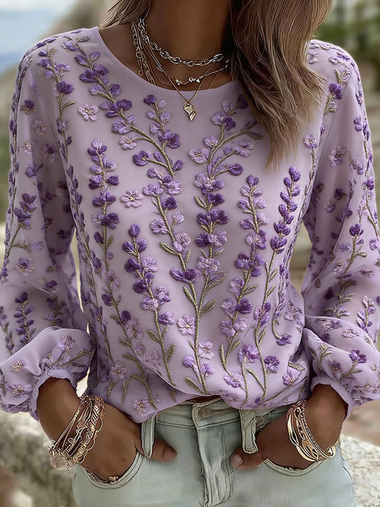 Arte floral das mulheres imprime camiseta casual