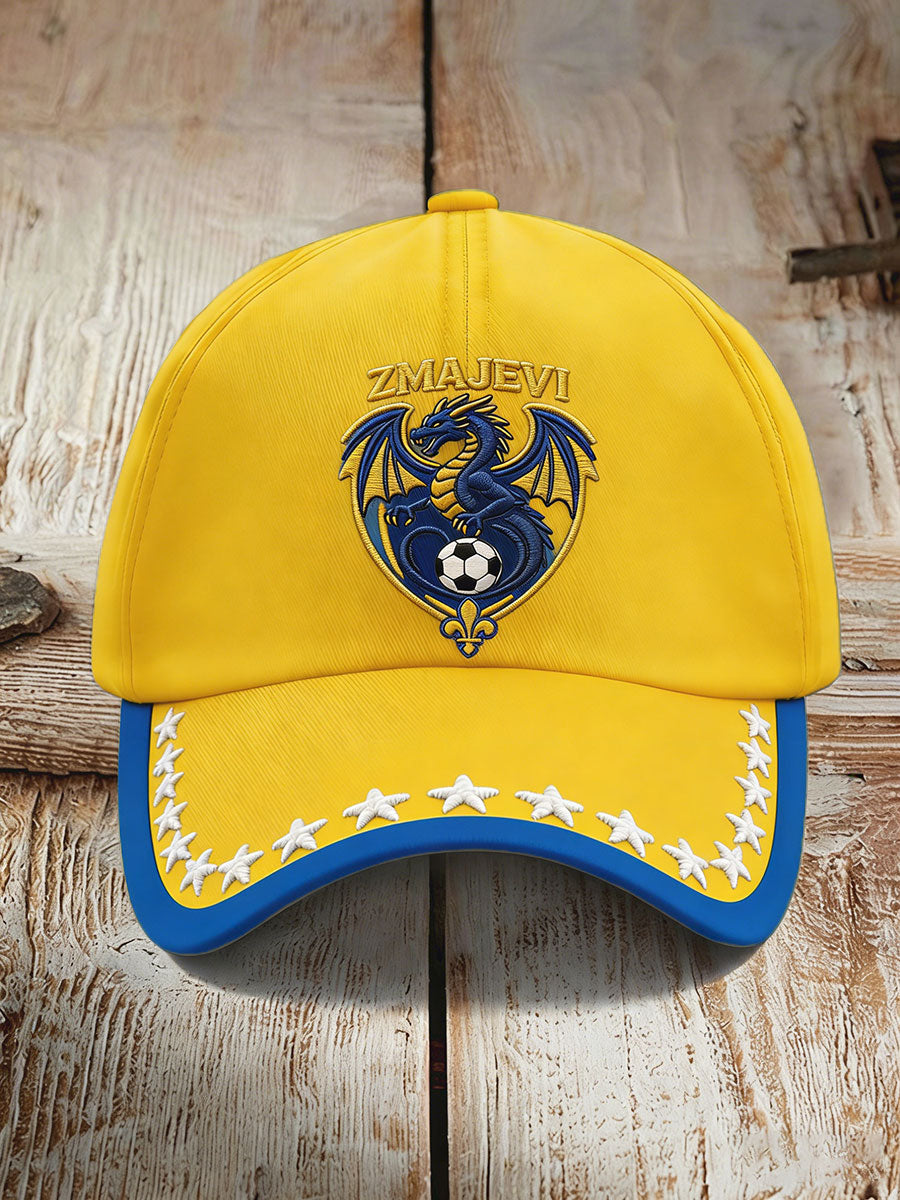 Unisex Bósnia ZMAJEVI futebol amor impresso chapéu