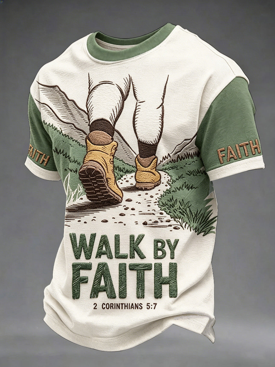 Men's Walk Pela Fé Print Tee