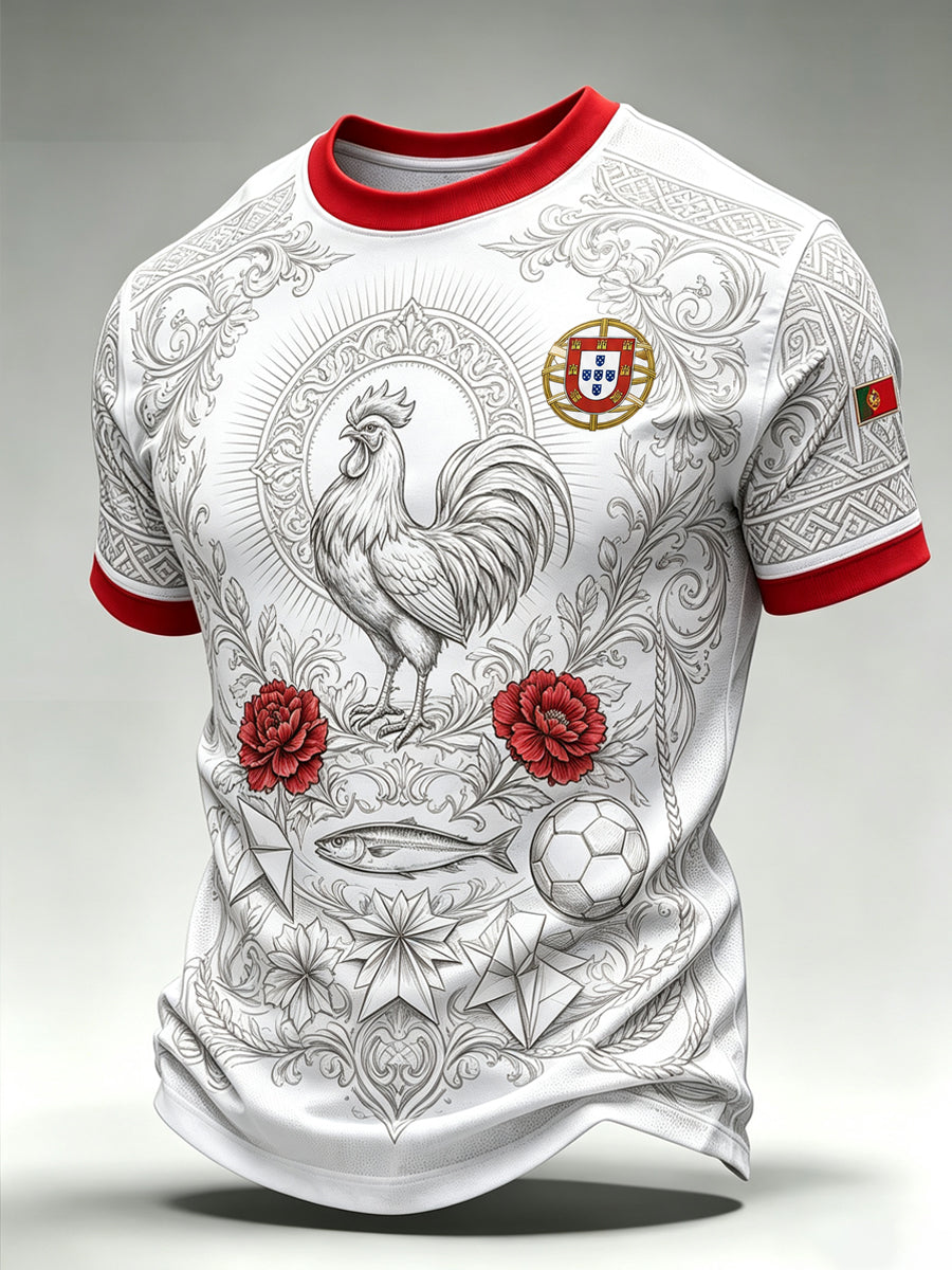 Camiseta de Mangas Curtas Dia de Santo Antônio Masculino