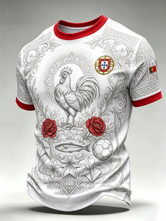 Camiseta de Mangas Curtas Dia de Santo Antônio Masculino
