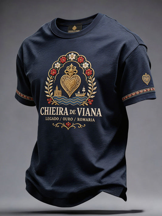 Men's Portugal Festas d'Agonia Art Impresso T-shirt