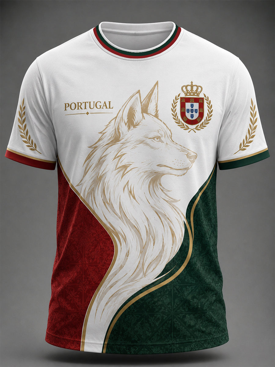 T-shirt estampada futebol português masculino