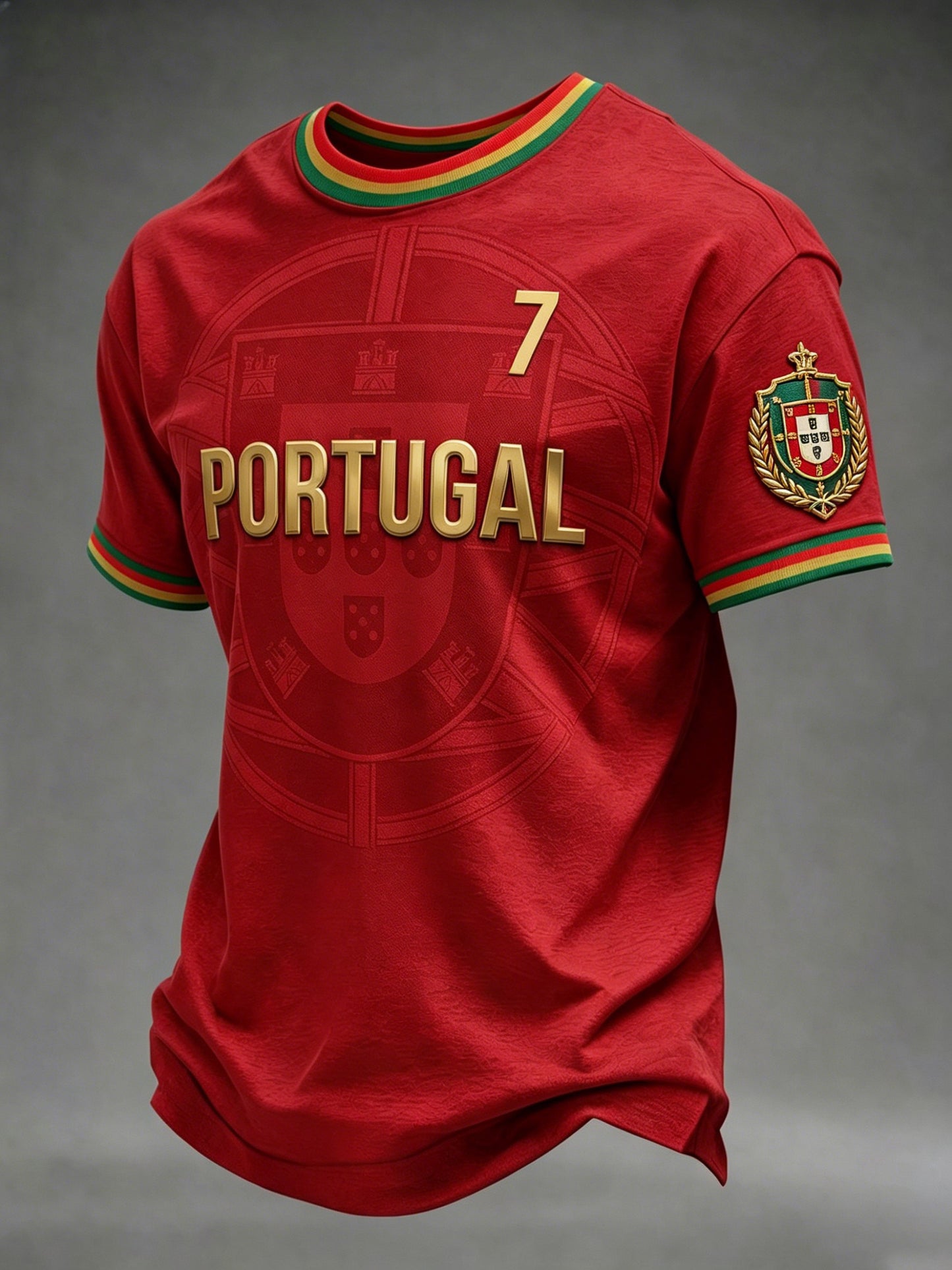 T-shirt Estampada Futebol Masculino Portugal