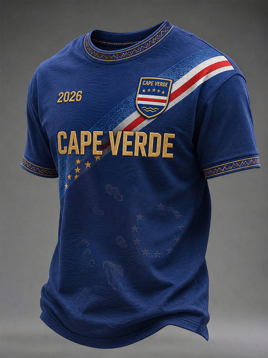 Camiseta Casual Estampada para Homens, Presente para Fãs de Futebol