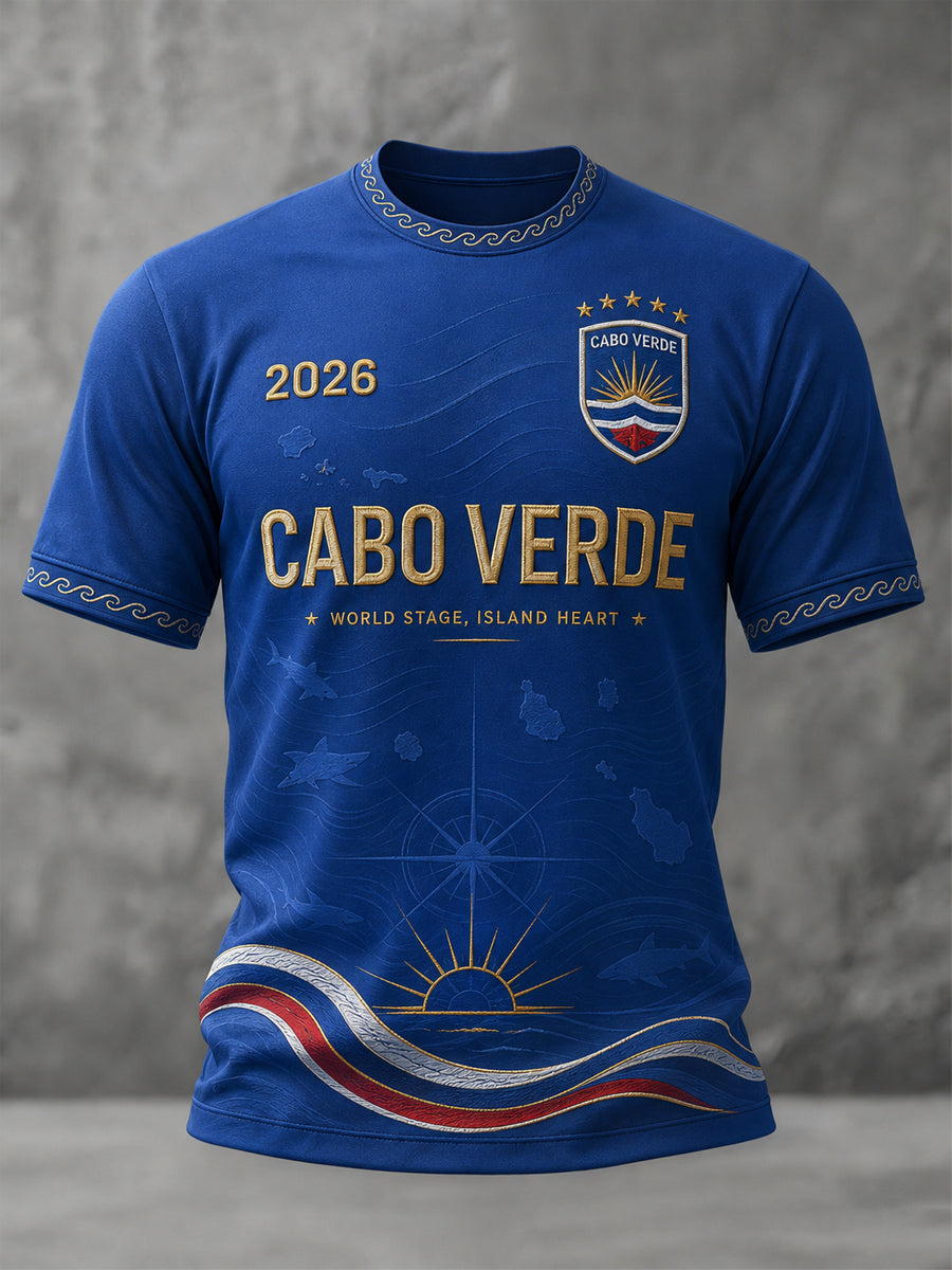 Camiseta Casual Estampada para Homens, Presente para Fãs de Futebol