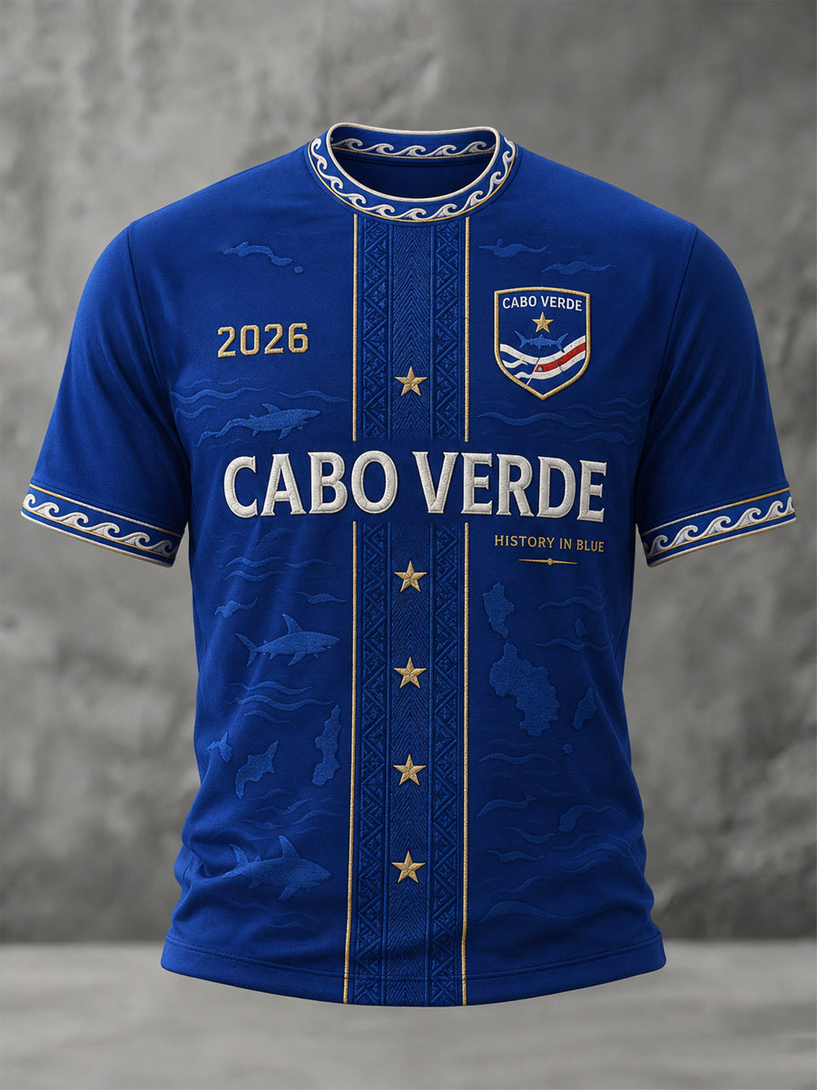 Camiseta Casual Estampada para Homens, Presente para Fãs de Futebol