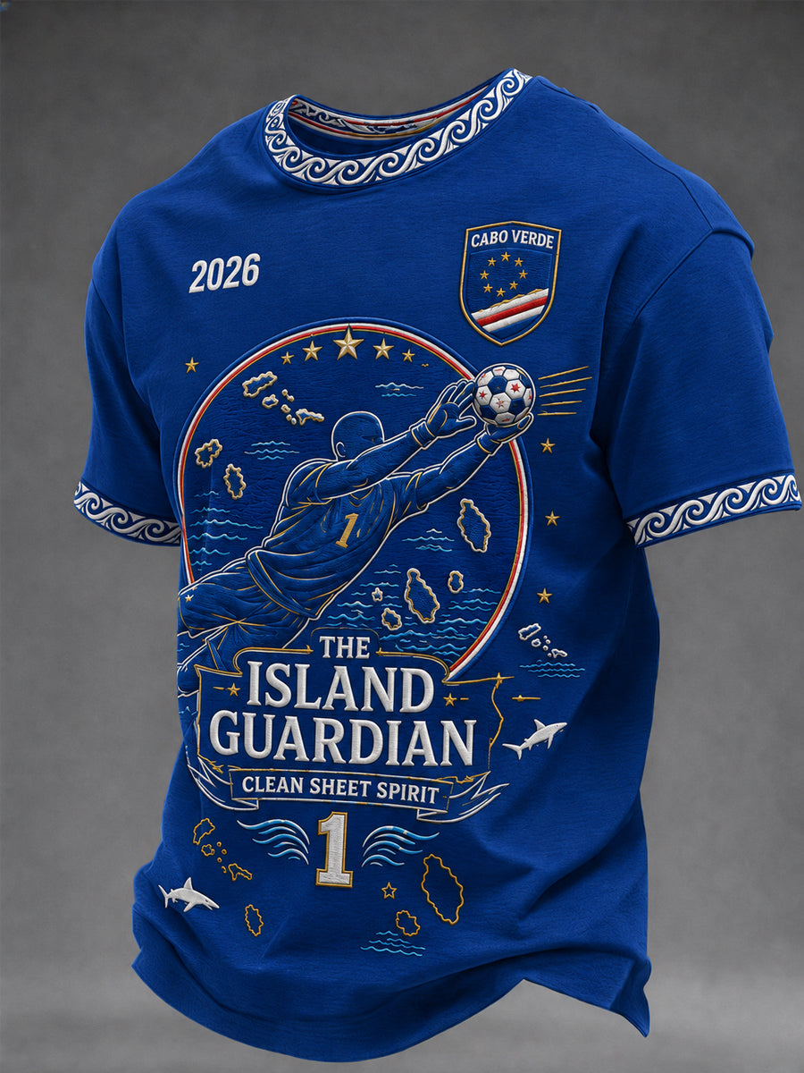 Camiseta Casual Estampada para Homens, Presente para Fãs de Futebol